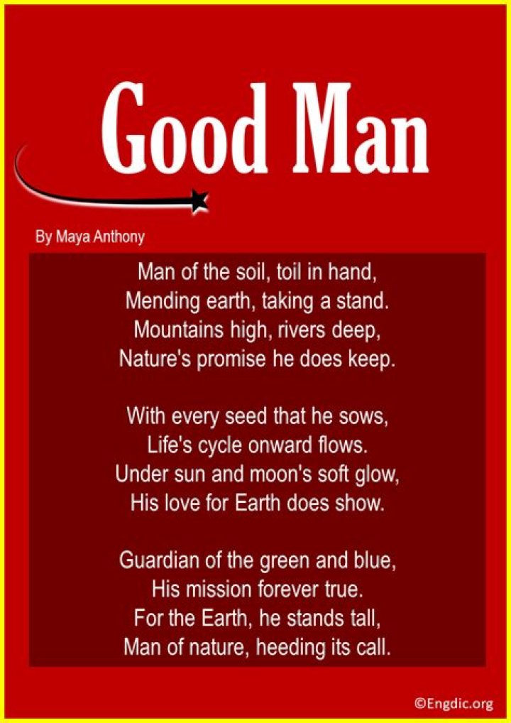 A Good Man's Legacy: Exploring The Heart Of A Good Man Poem