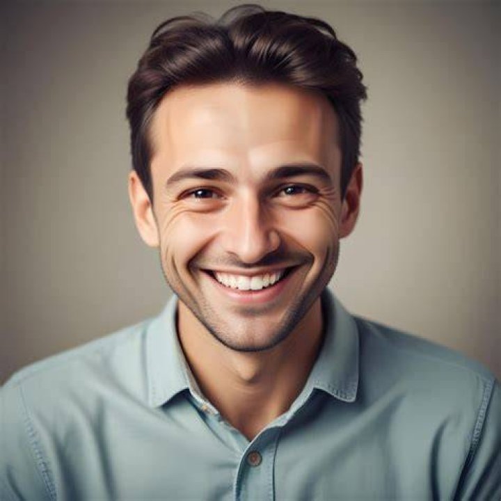 a smiling man in a suit and blue shirt