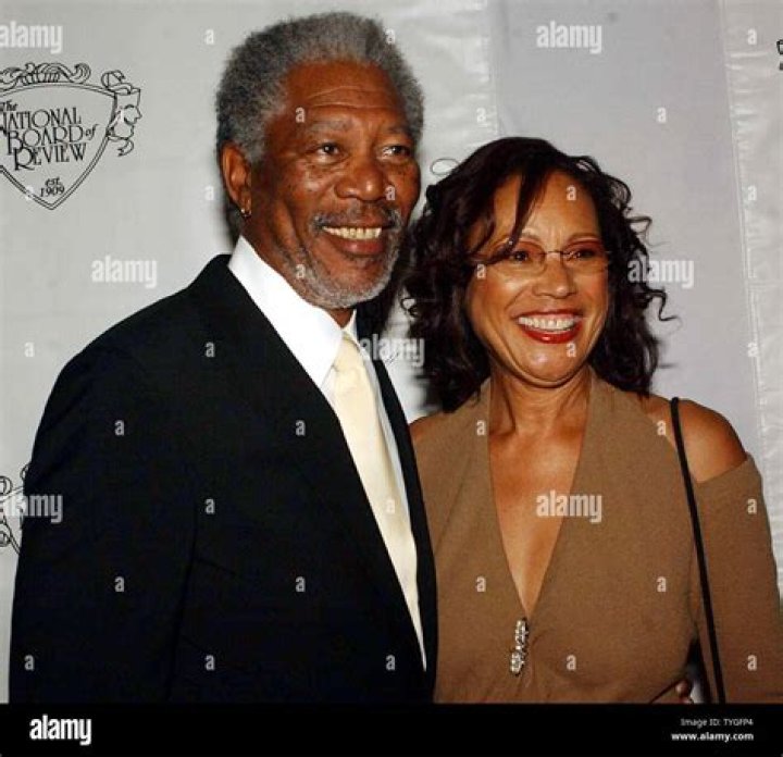 Actor Freeman with wife Myrna ColleyLee at the premiere of the