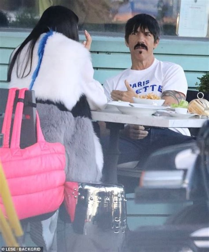 Anthony Kiedis, 60, dines out with Ukrainian contortionist Marina