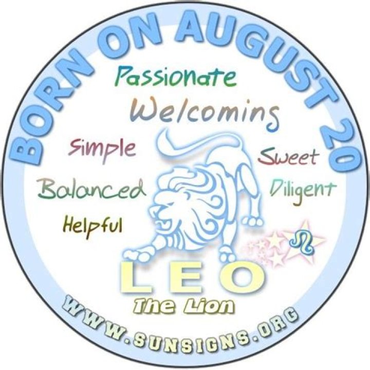August 20 Birthday Horoscope Personality Sun Signs Birthday