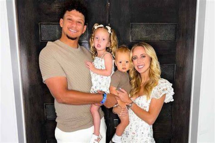Brittany, Patrick Mahomes with Daughter Sterling, Baby Bronze Photos