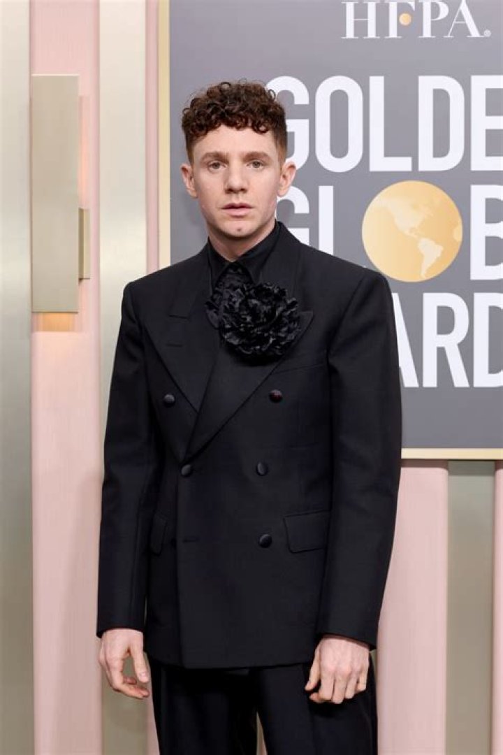 Chris Perfetti at the 2023 Golden Globe Awards Abbott Elementary Cast
