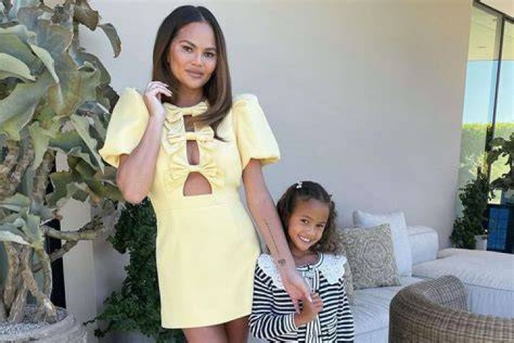 Chrissy Teigen and Daughter Luna&rsquo;s First Family Portrait with Santa