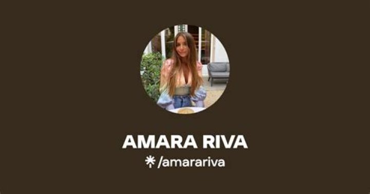 Discovering The Allure Of Amara Riva