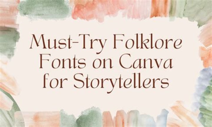 Discovering The Folklore Font On Canva: A Creative Journey