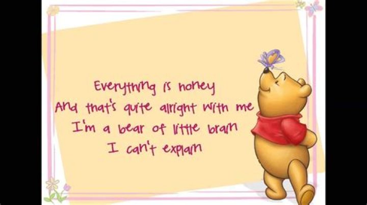 Everything is Honey Lyrics (Winnie the Pooh HD) YouTube
