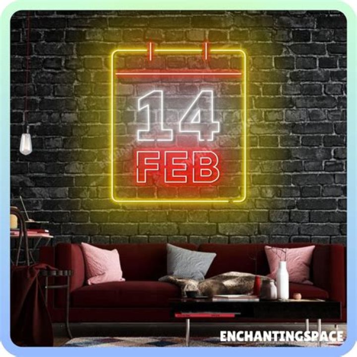 February 14th Neon Sign Pictures, Photos, and Images for Facebook
