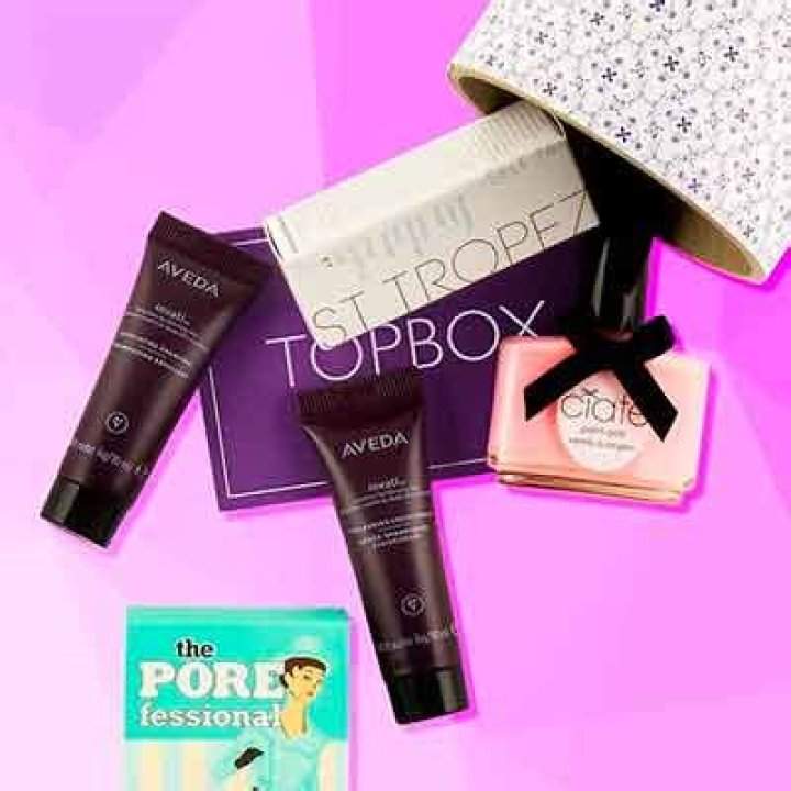 Free Beauty Products from Topbox Circle Saving For More
