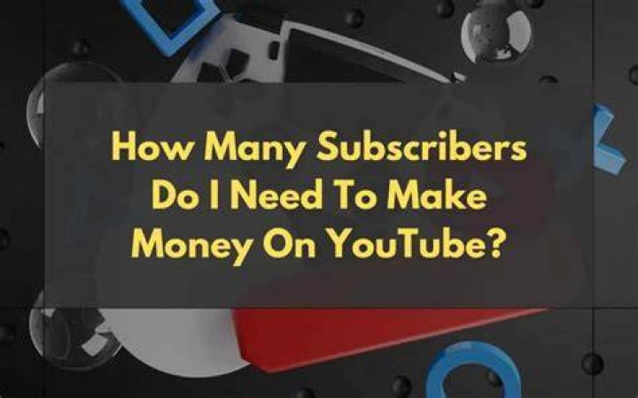 How Many Subscribers Do I Need To Make Money On YouTube