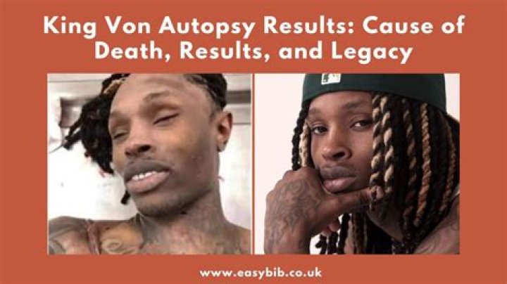 King Von Autopsy Tragic Examination November 6th, 2020