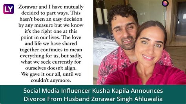 Kusha Kapila Announces Divorce from Zorawar Ahluwalia, Masaba Masaba