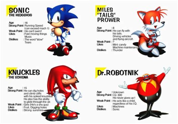 Sonic Jam Character Profiles Sonic the Hedgehog Know Your Meme