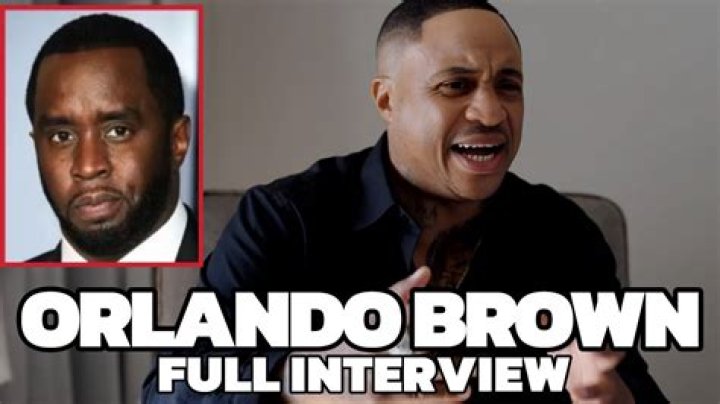**The Intriguing Relationship Between Diddy And Orlando Brown**