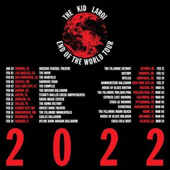 The Kid LAROI End Of The World Tour 2022 Presale Code (Artist