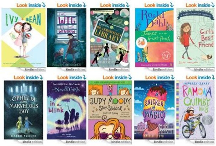 Top 10 Kindle Chapter Books for Girls See Mom Click&reg;