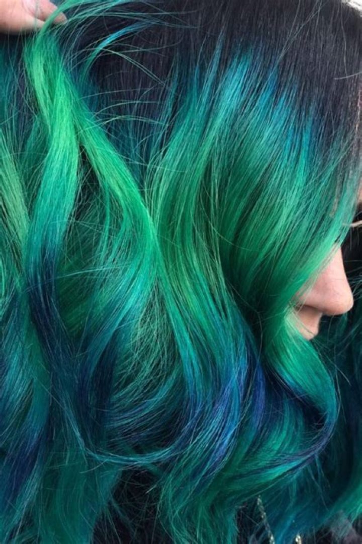 Transform Your Look With Striking Green And Black Hair