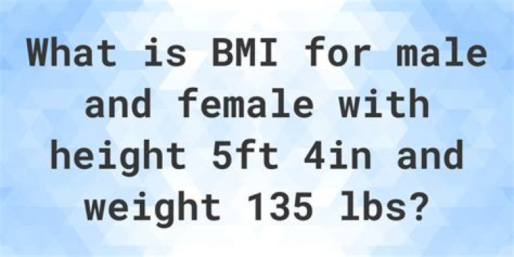 Understanding The Lifestyle And Health Of A 5'3 135 Lbs Female
