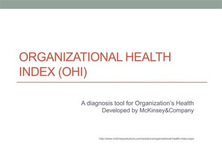 Unraveling The Mystique Of McKinsey OHI: A Deep Dive Into Organizational Health Index