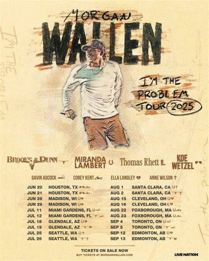 Wallen Tour Dates, Song Releases, and More